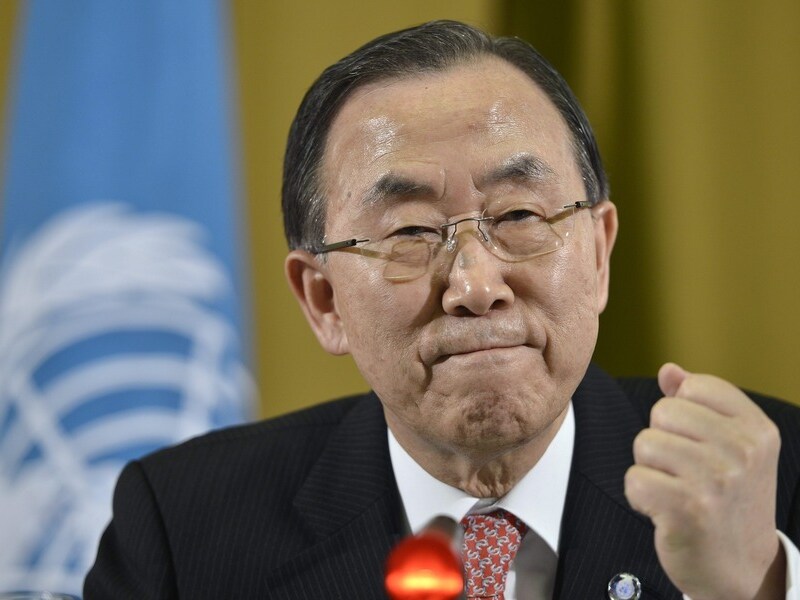 Secretaris-generaal van de Verenigde Naties Ban Ki-moon.