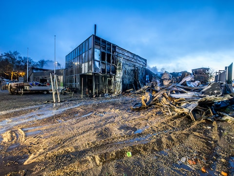 Brand bedrijf Hasselt