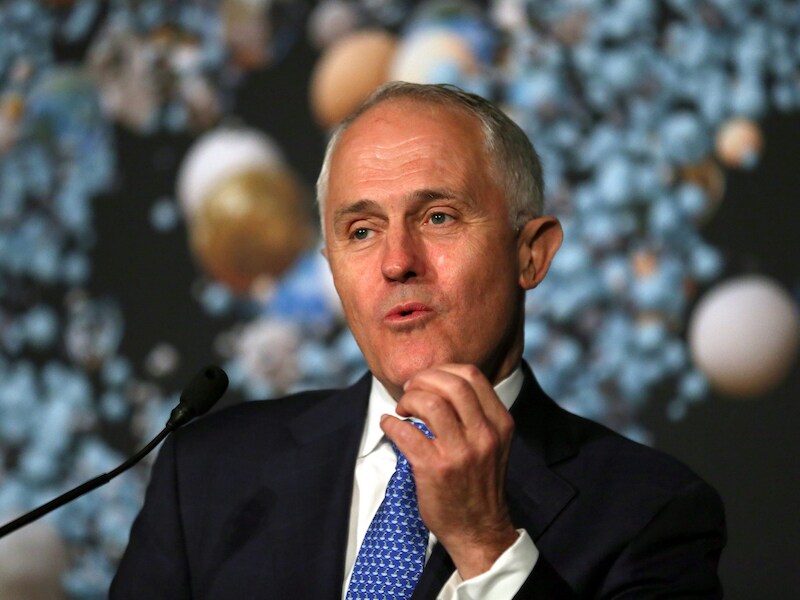 De Australische eerste minister Malcolm Turnbull