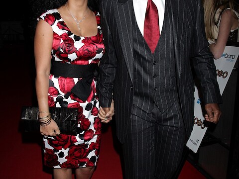 Alejandra Jackson met haar ex-man Jermaine