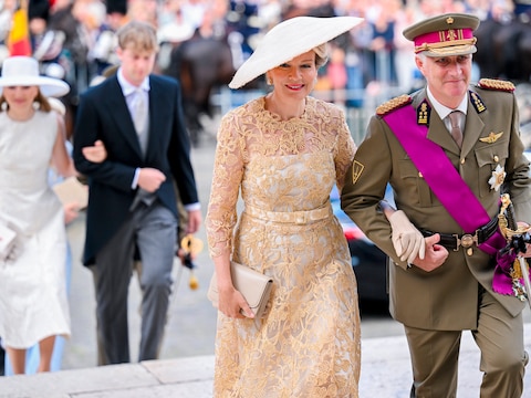 Koning Filip en koningin Mathilde.