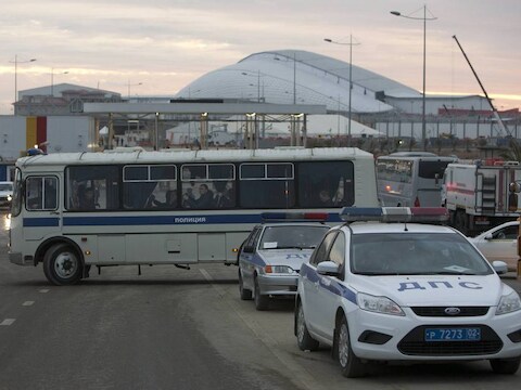De Russische politie is nu al in verhoogde staat van paraatheid in en rond Sochi.
