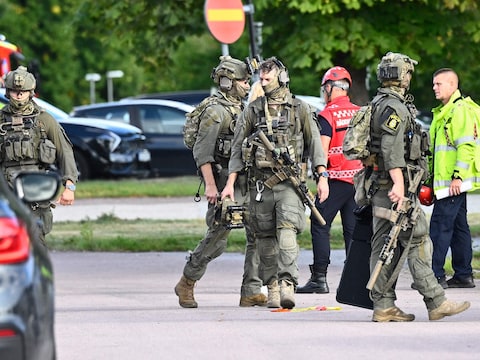 Het incident vond plaats in Fagersta, bijna 150 kilometer ten noordwesten van Stockholm.