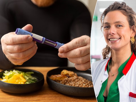 HLN-Diëtiste Sanne Mouha legt uit wat je best eet tijdens een behandeling met afslankmedicijnen.