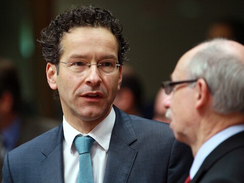 De Nederlandse minister Jeroen Dijsselbloem.