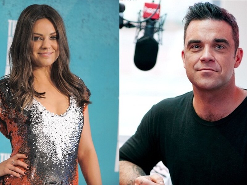 Mila Kunis en Robbie Williams
