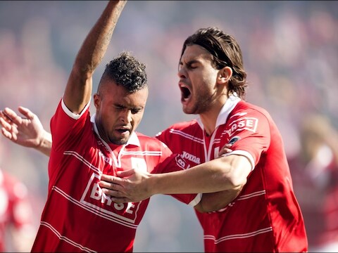 Bulot knalde de 2-1 erg fraai in doel.