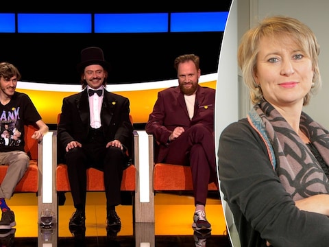 De drie finalisten in ‘De slimste mens ter wereld’. Wat zegt succes in dit soort programma’s over intelligentie?