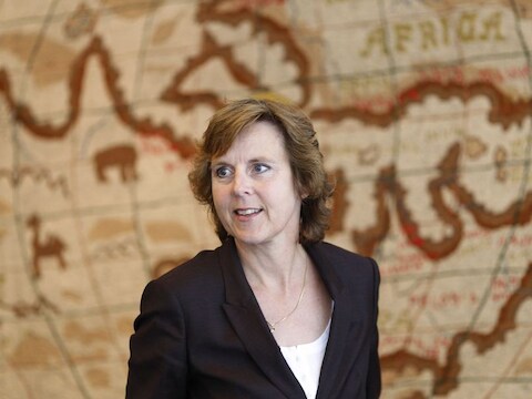 Klimaat-commissaris van de EU Connie Hedegaard