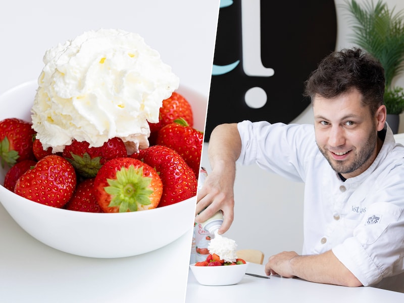 Joost Arijs test  slagroom uit de supermarkt