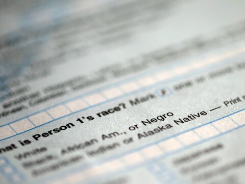 Een formulier van het Census Bureau waarin het woord 'negro' in opduikt.