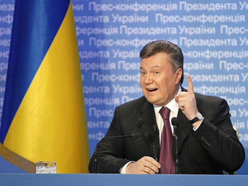 Oekraïnse president Viktor Janoekovitsj.