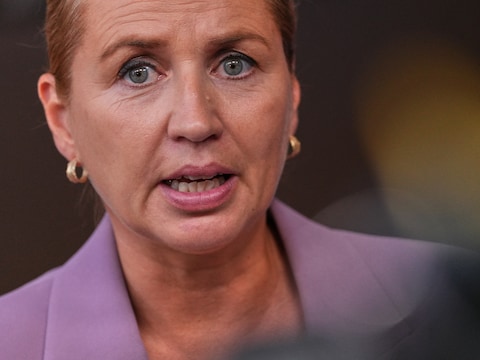 De Deense premier, Mette Frederiksen.