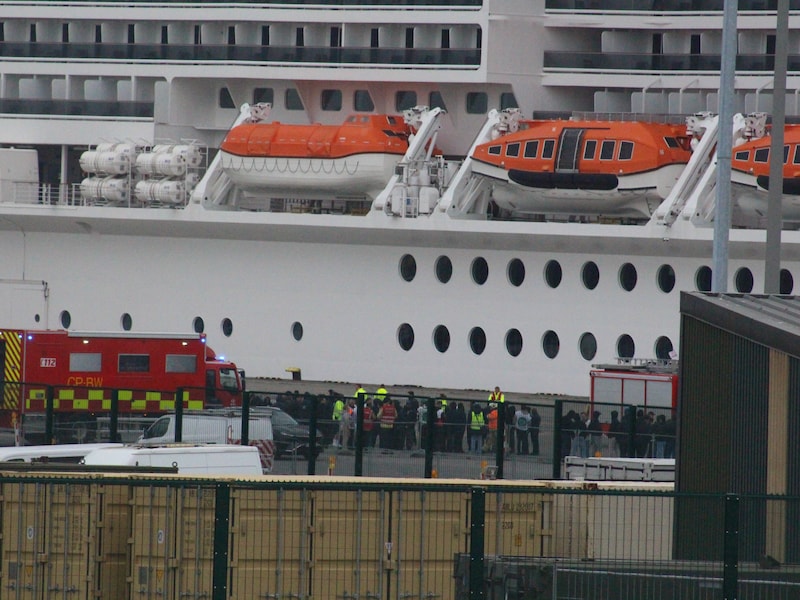 Oefening cruiseterminal Zeebrugge