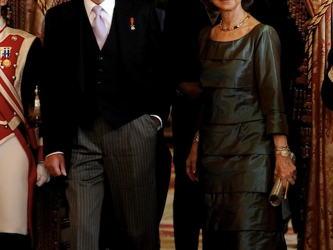 De Spaanse koning Juan Carlos en echtgenote Sofia