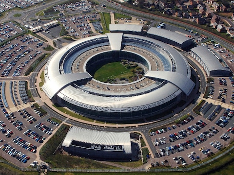 Het hoofdkwartier van de Britse geheime dienst GCHQ.