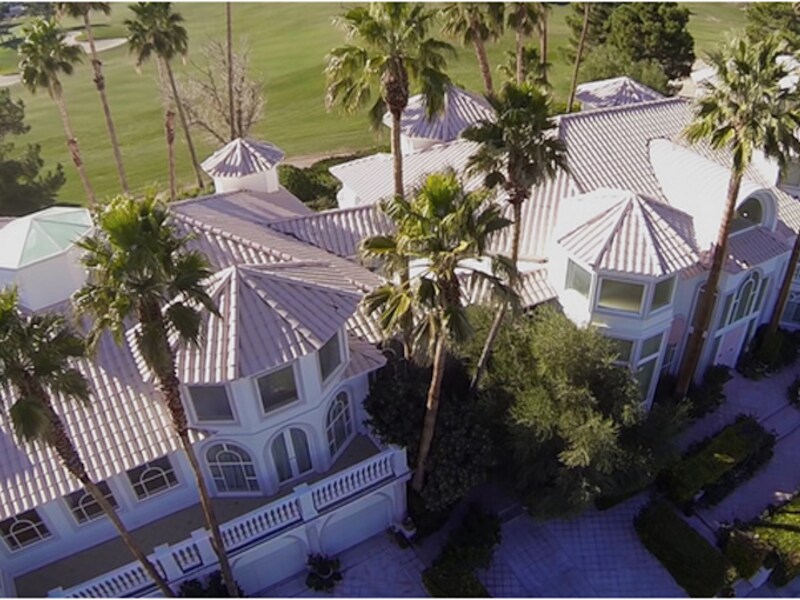 De bewute villa in Las Vegas.
