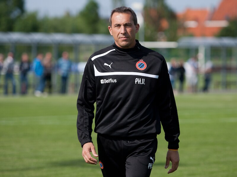 Vande Walle hier als keeperstrainer van Club Brugge.
