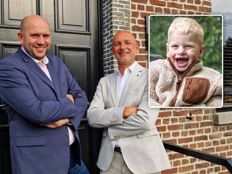 Paul-Henri Cuvelier en Pieter Allegaert organiseren een ontmoetingsavond voor serviceclubs. De opbrengst gaat naar Juul die het Angelman-syndroom heeft.