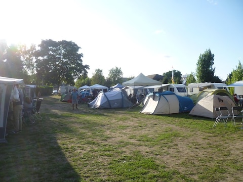 Een sfeerbeeld van een vorige editie van Camping Knuffel