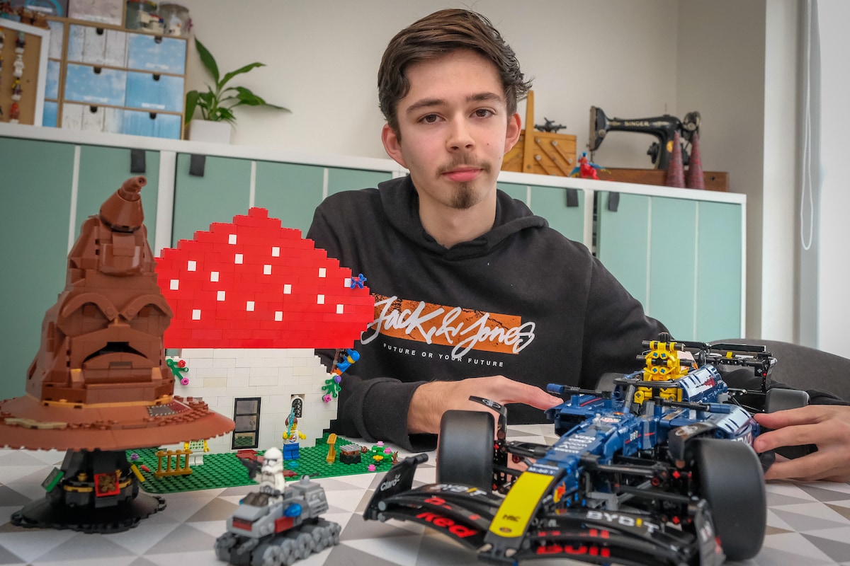 “Het begon als een grap van mijn papa, nu staat heel ons huis vol”: Robbe (18) uit Grimbergen verhuurt zijn LEGO-sets en daar is opvallend veel vraag naar
