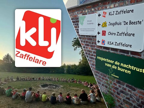 90 jaar KLJ Zaffelare, Inzet: logo KLJ Zaffelare