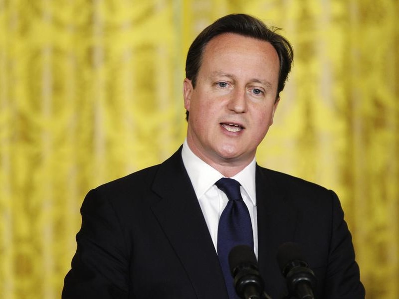 De Britse premier David Cameron.