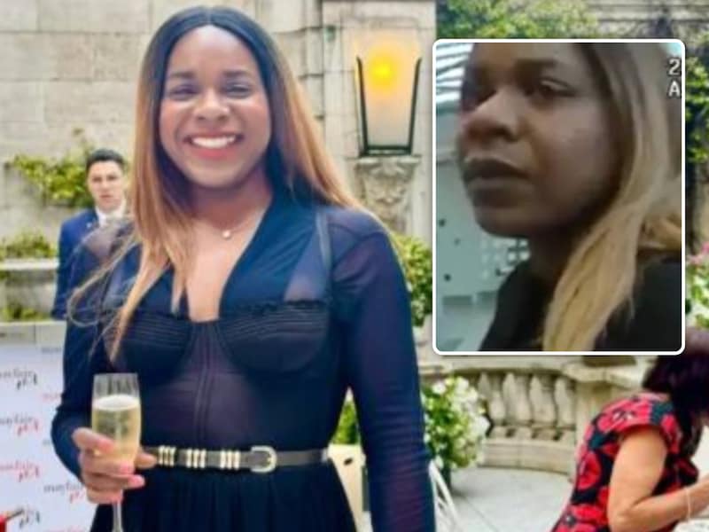 Architecte Simone de Gale (44). Inzet: de vrouw werd na de landing gearresteerd.