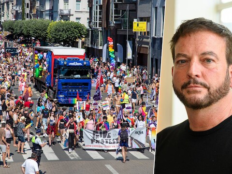 Antwerp Pride start op 4 augustus. Pride-voorzitter Geert van Praet (r.) laat zich niet intimideren door wat er in Berlijn gebeurde.