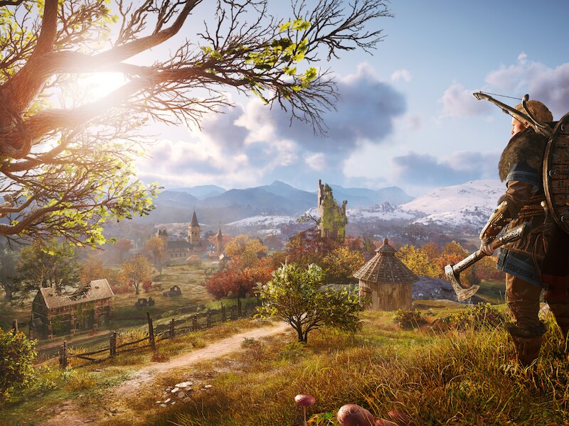 Het middeleeuwse Engeland werd op een bloedmooie manier in de gamewereld van 'Valhalla' omgezet.