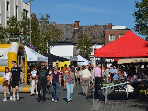 De jaarmarkt in Ninove.