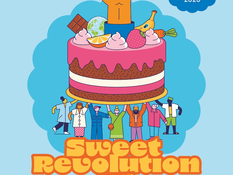 Het campagnebeeld van Sweet Revolution.