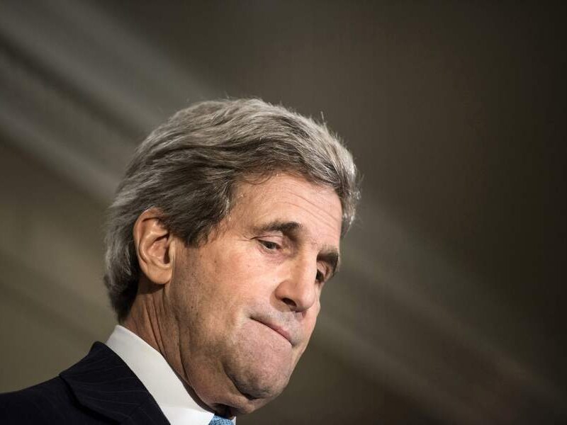 Amerikaanse minister van Buitenlandse Zaken John Kerry.