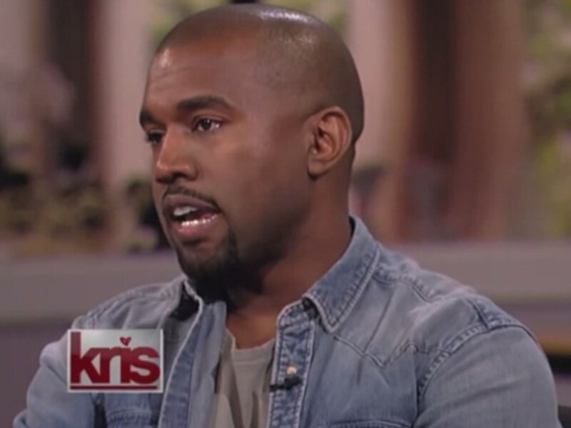 Kanye West liet zich van zijn gevoelige kant zien.