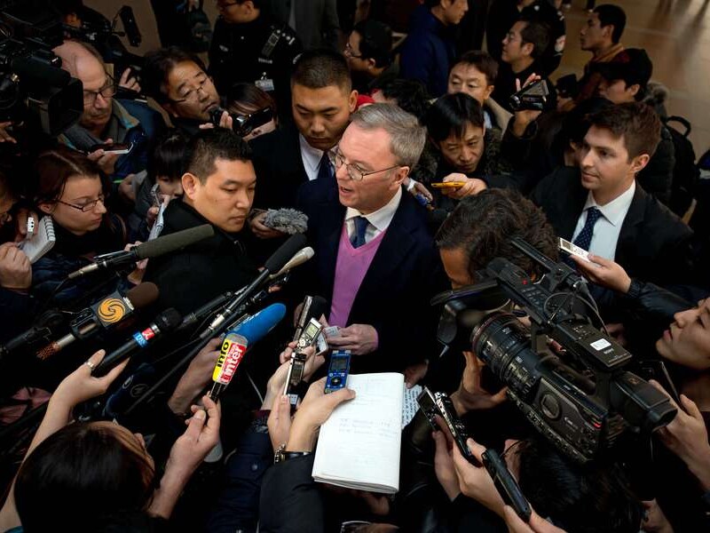 Google-topman Eric Schmidt bezocht onlangs nog Noord-Korea.