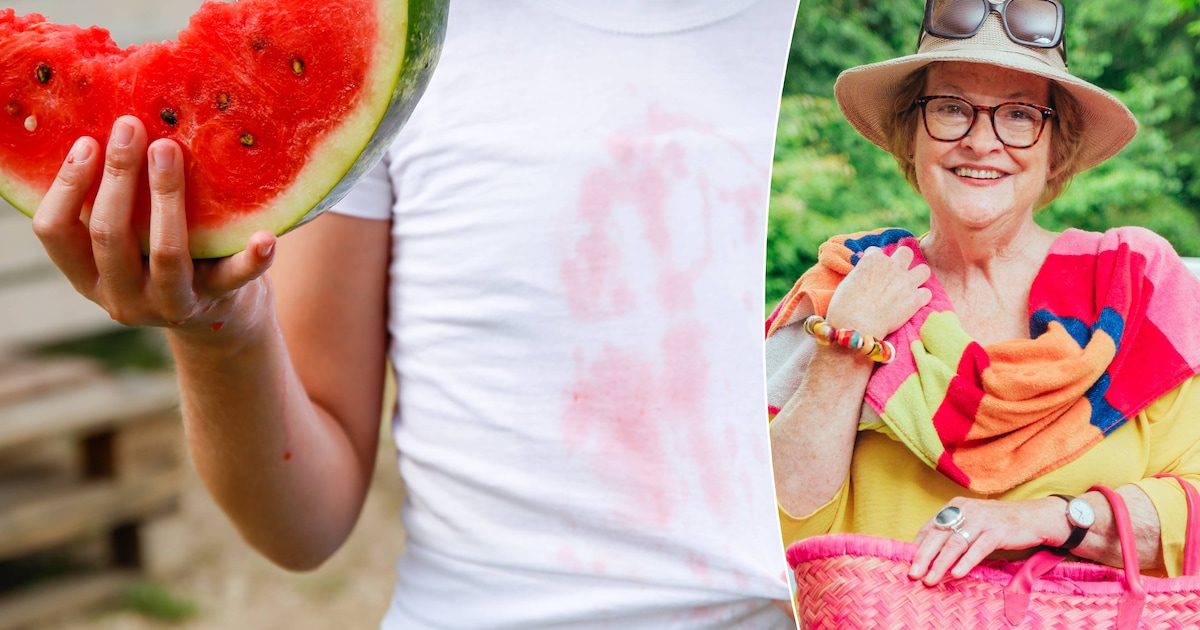 gele vlekken uit witte kleding tante kaat