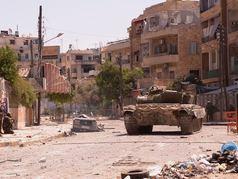 In Aleppo wordt al een tijd hevig gevochten. (archieffoto)