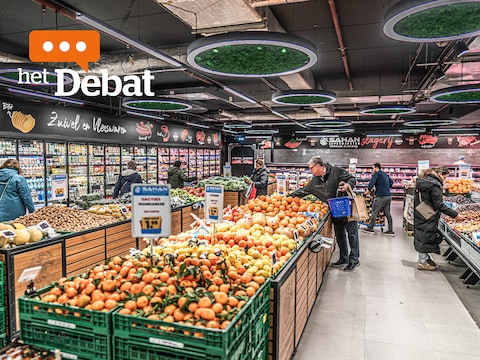 Een supermarkt komt voor in de reacties.