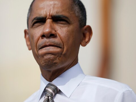 De Amerikaanse president Barack Obama