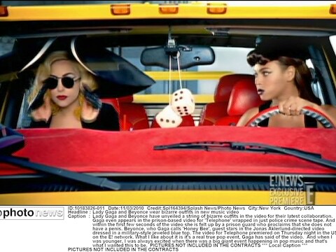 Lady Gaga en Beyoncé in Telephone.