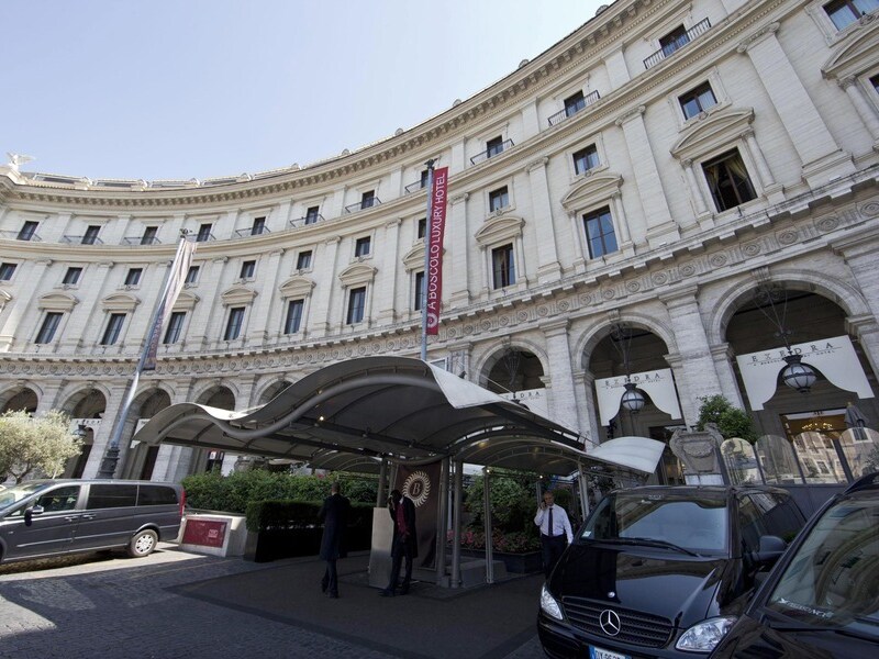 Het Exedra hotel in Rome