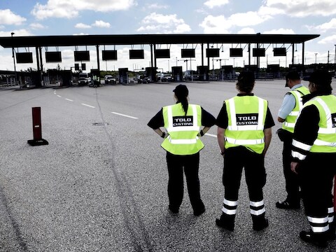 Denemarken startte gisteren met verscherpte grenscontroles.