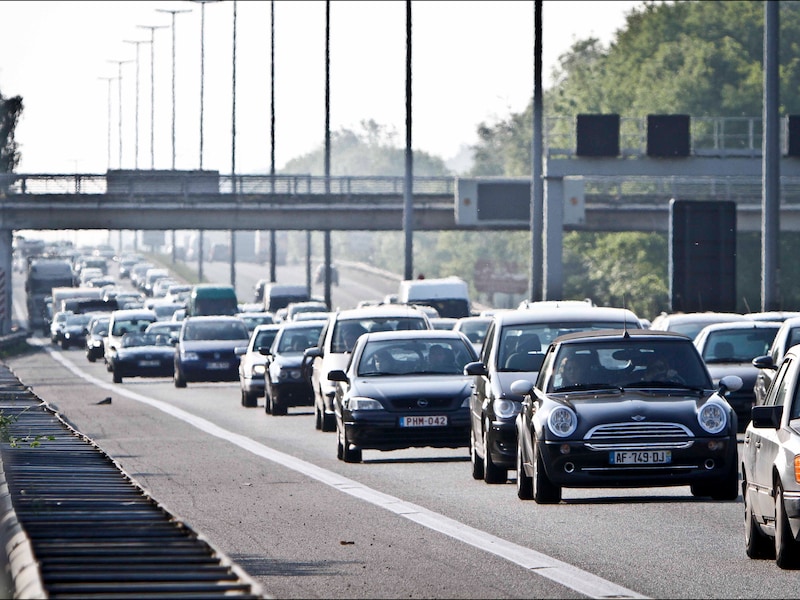 Halfuur file op Brusselse binnenring tussen Expo en Machelen