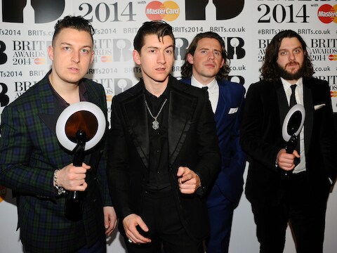 Arctic Monkeys waren de grote winnaars van de avond.