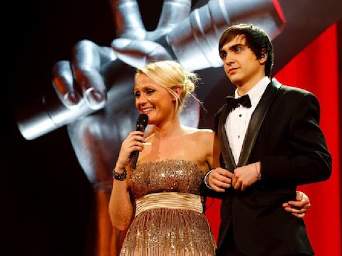 De winnaar van de 'The Voice Belgique' Roberto Bellarosa.