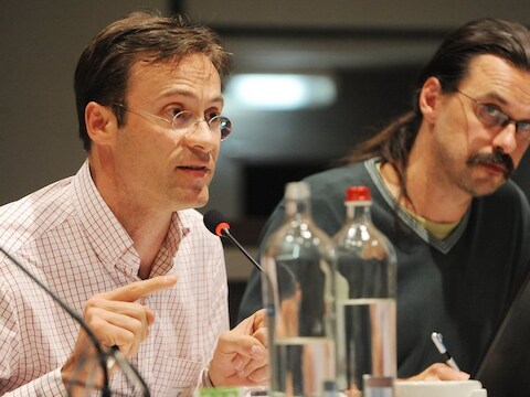 Peter Verhaeghe (links) en Manu Claeys van stRaten-Generaal.