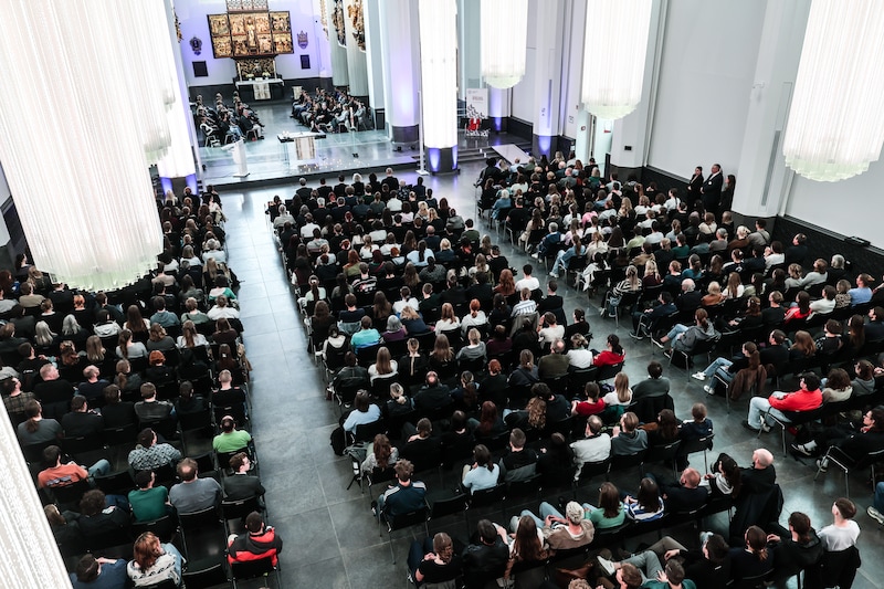 Memorial service for the victims in Leipzig.