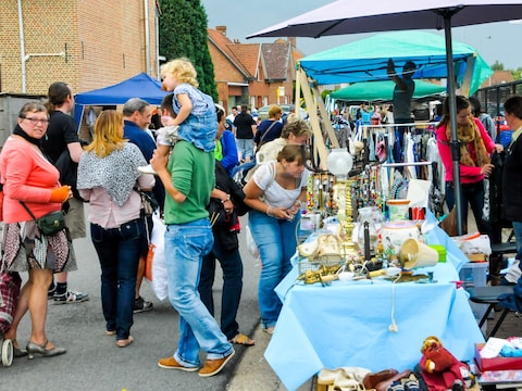 De rommelmarkt in Boortmeerbeek lokt bij mooi weer minstens 10.000 bezoekers.