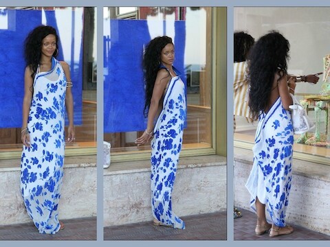 Rihanna op stap in Monaco.