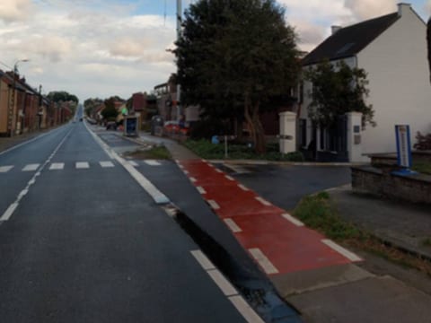 Kruispunt Gerzenstraat met de Tervuursesteenweg